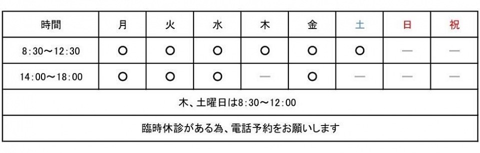 診療時間